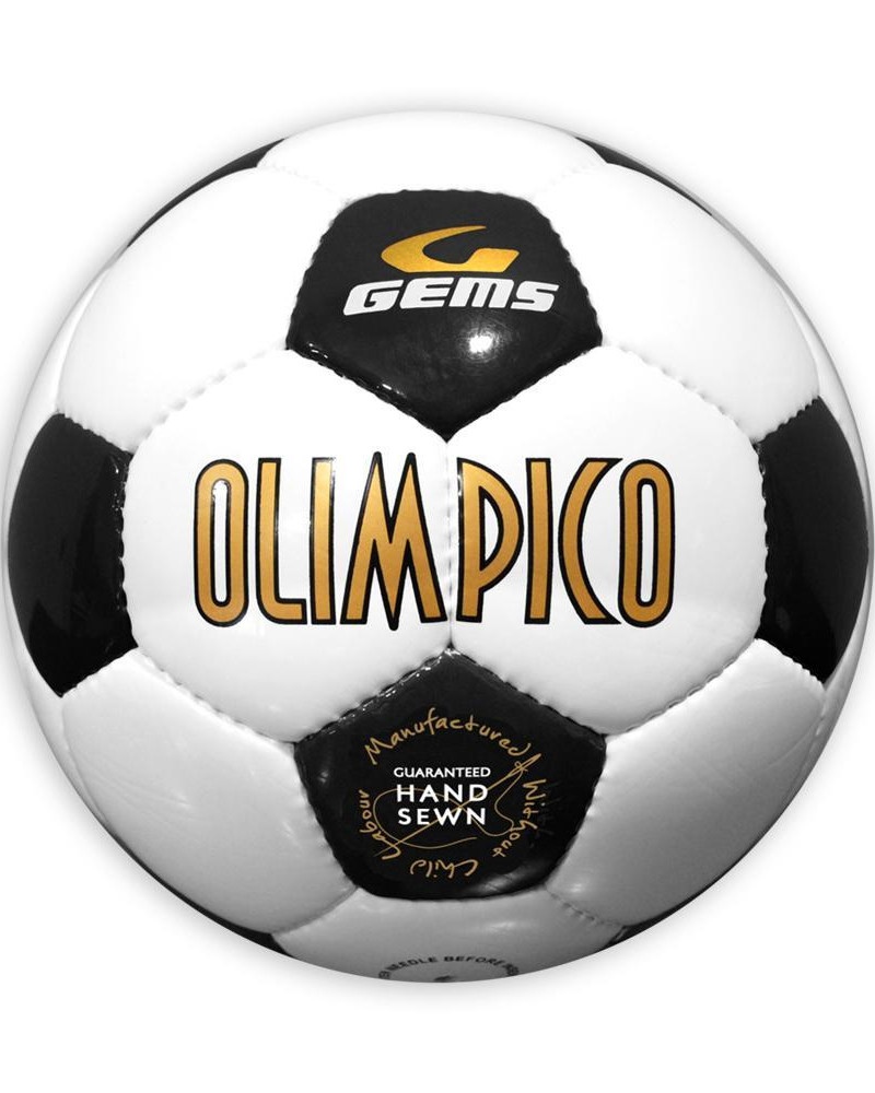  Gems Pallone Calcio Bianco Nero Olimpico V