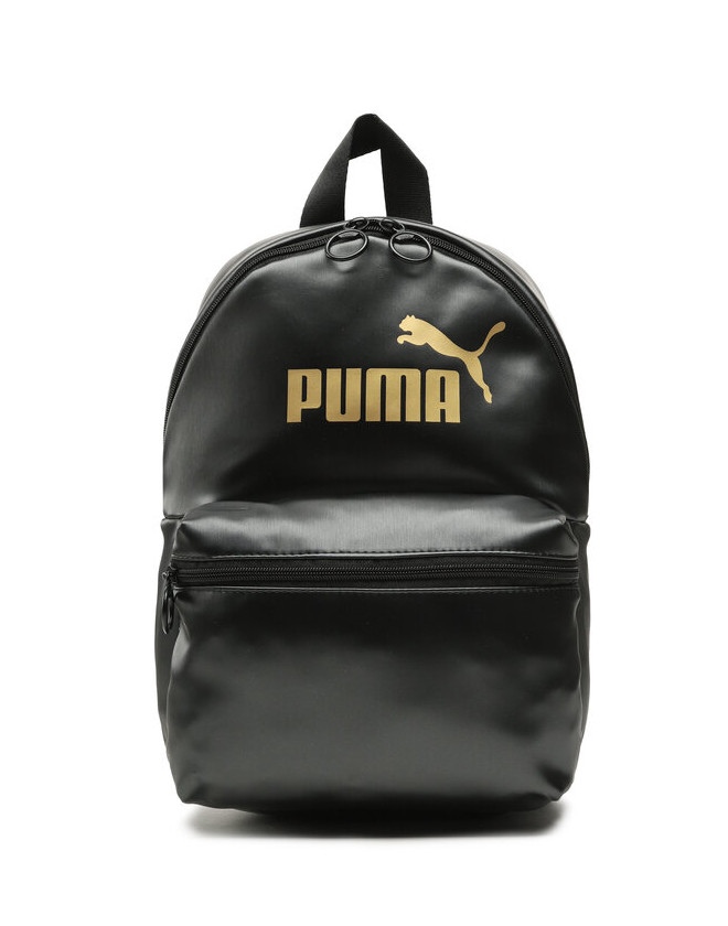  Puma Zaino Bag Backpack Nero Oro Unisex Ecopelle Core Up