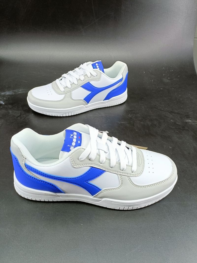 Scarpe sportive sneakers Diadora RAPTOR LOW GS bambino Ragazzo DONNA Grigio  Blu bianco