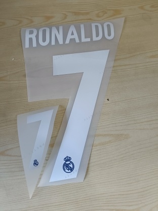  Real Madrid Kit Personalizzazione Nameset x maglia CR7 Ronaldo 2016 17 Away