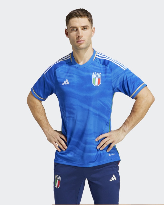  Italia Italy FIGC Adidas Maglia Calcio Azzurro 2023 Home