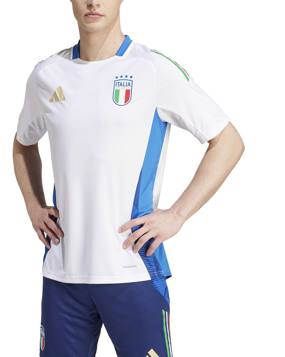  Italia Italy FIGC Adidas Maglia Allenamento Training UOMO Bianco Euro 2024