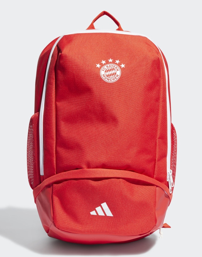  Bayern Monaco Adidas Zaino Bag Backpack Rosso poliestere 2023 24
