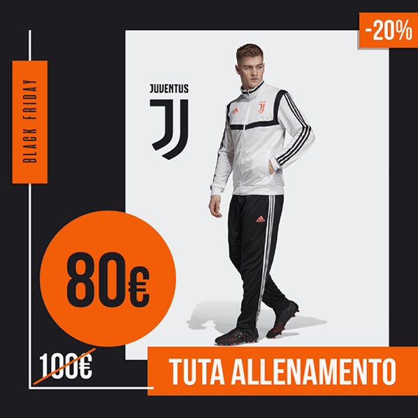 Black Friday 2019 tuta allenamento Juventus