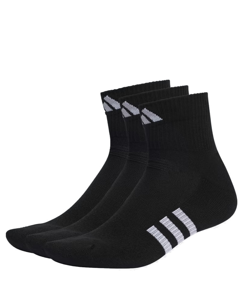  Adidas Calze calzini socks Performance Cushioned mid cut 3 paia Nero