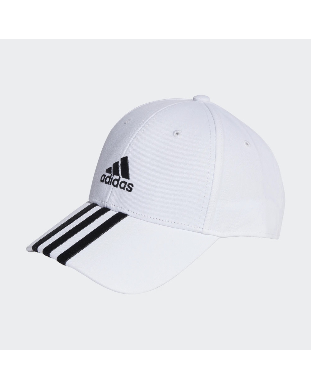  Adidas Cappello Berretto Bianco Cotone 3 stripes Baseball Sportswear lifestyle