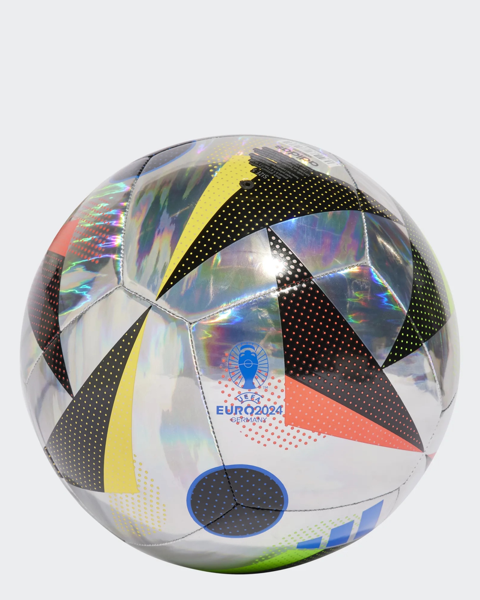  Adidas Pallone Calcio Silver EURO 2024 Training Foil