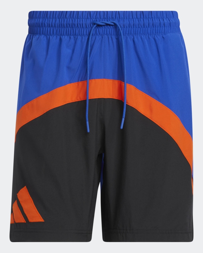 Pantaloncini Shorts UOMO Adidas Blu Royale con tasche GALAXY BasketBall