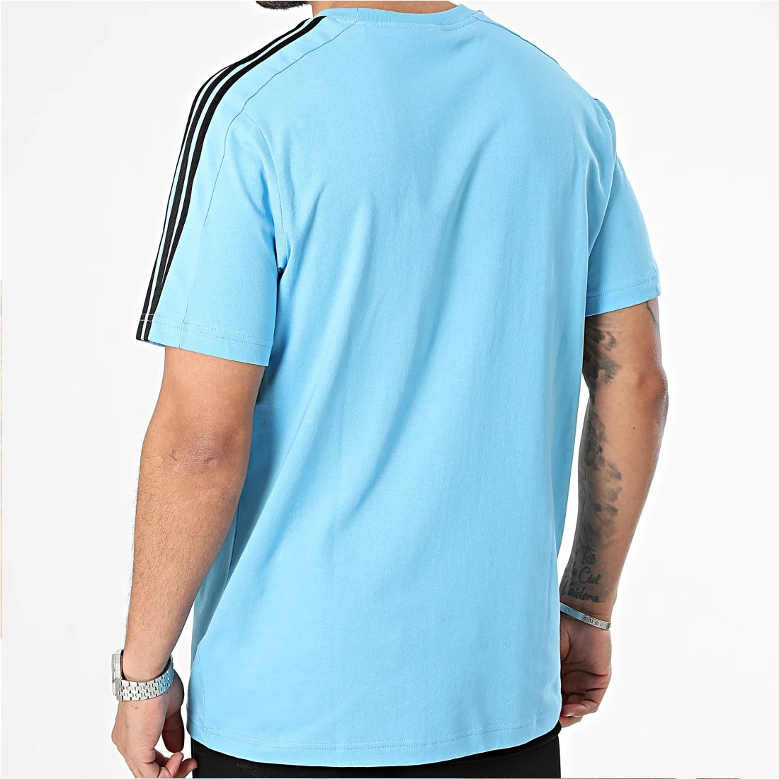  T-shirt maglia maglietta UOMO Adidas Royal Essentials Single Jersey 3-Stripes
