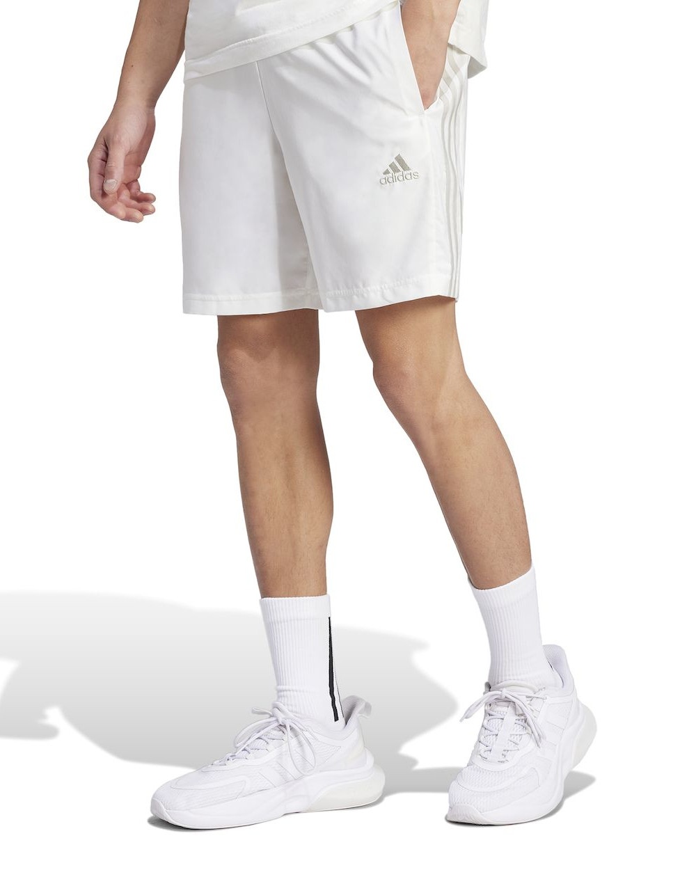  Pantaloncini Shorts UOMO Adidas 3 Stripes Chelsea Off White