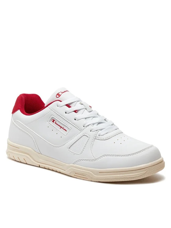  Scarpe Sneakers UOMO Champion Tennis Clay 86 Low Court Bianco Rosso