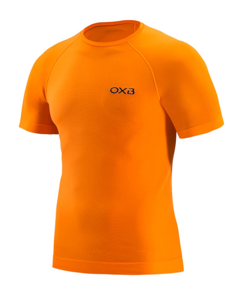  Intimo Tecnico Unisex Oxyburn maniche corte Arancione Maglia LEVEL 5038