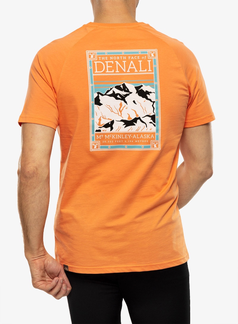 T-shirt maglia maglietta UOMO The North Face Arancione DUSTYCORALOR