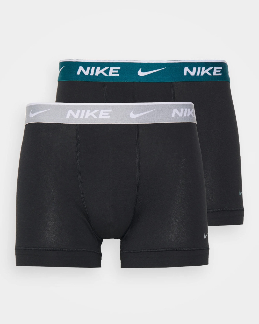 Intimo boxer mutande UOMO Nike Underwear BRIEF 2 PACK Culotte Verde grigio