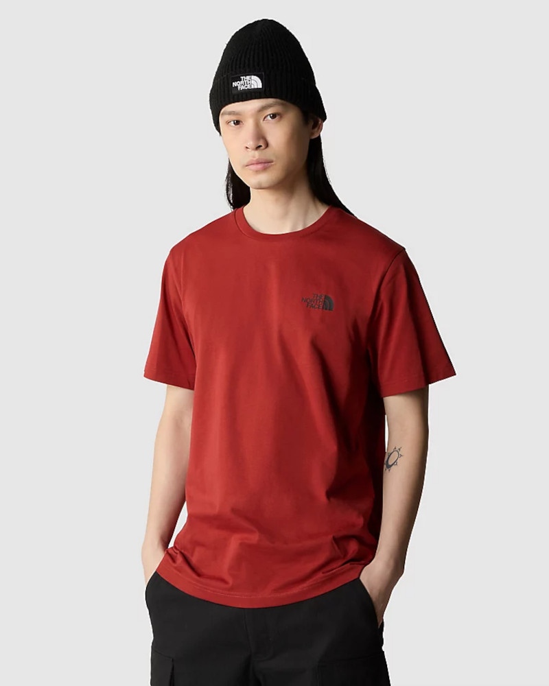  T-shirt maglia maglietta UOMO The North Face Iron Red Simple Dome Tee Crew