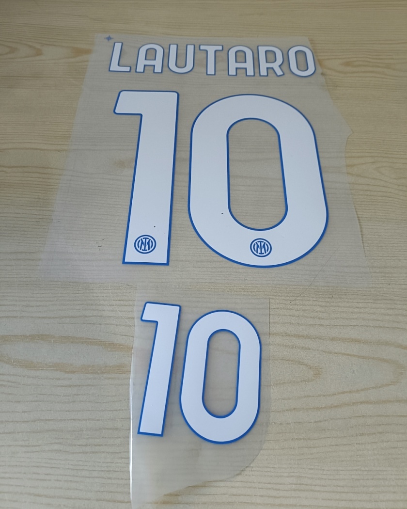  Inter fc Kit Personalizzazione Nameset x maglia JUNIOR Lautaro 10 Seire A Home