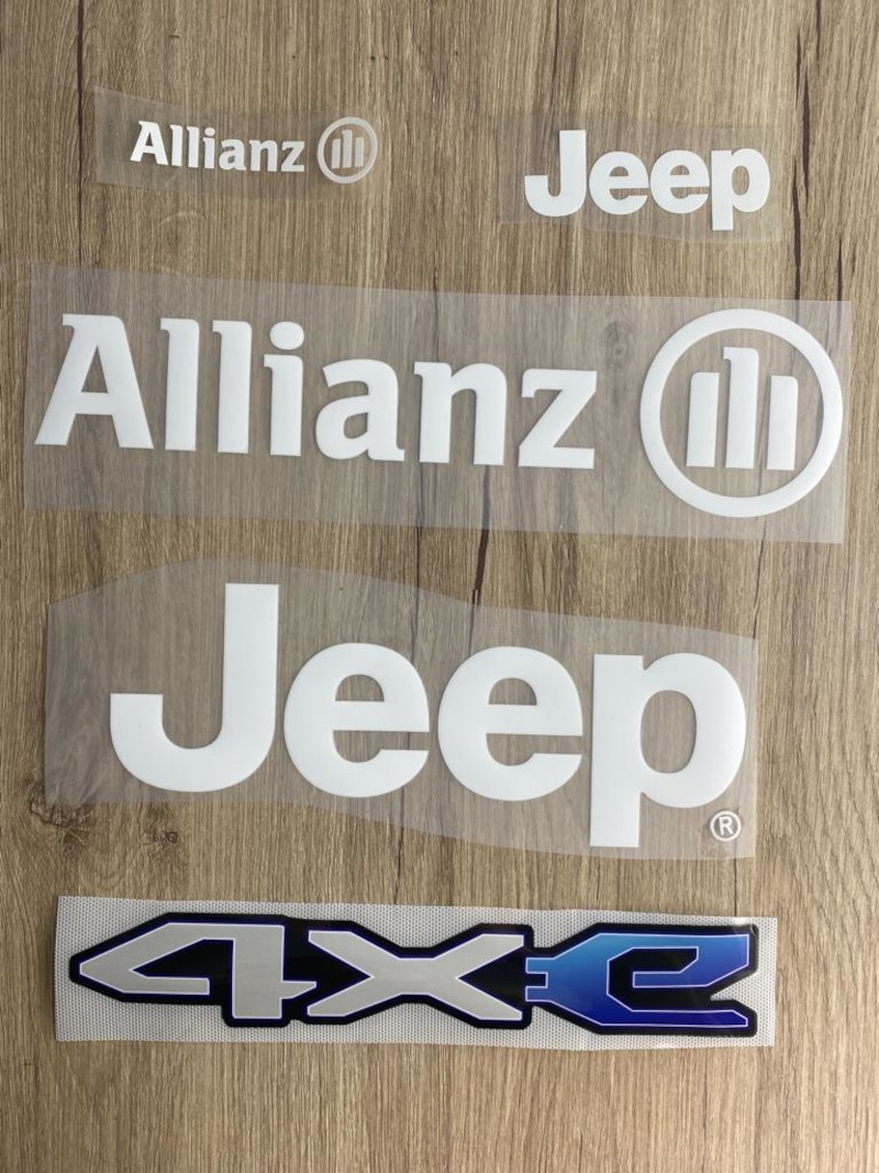  Juventus Fc Kit sponsor x maglia felpa tuta giacca Bianco Allianz Jeep 4xe