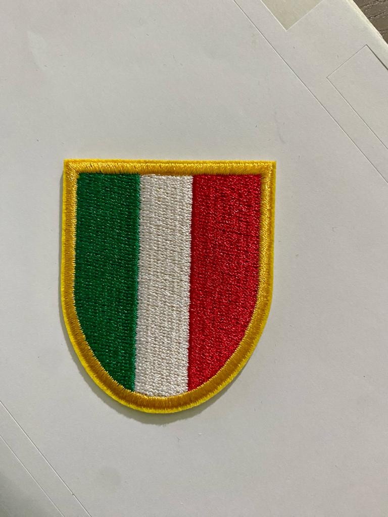  Juventus Milan Kit toppa patch badge x maglia calcio Scudetto Tricolore Velluto