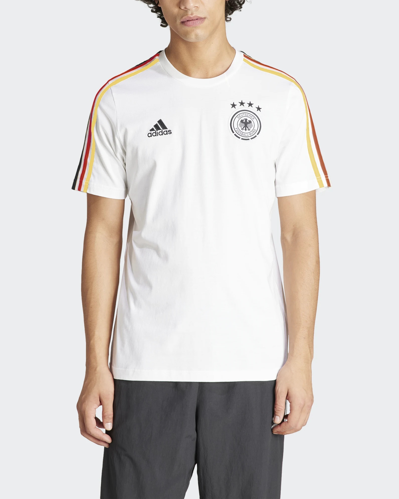  Germania DFB Adidas T-shirt maglia maglietta Euro 2024 Bianco Cotone DNA