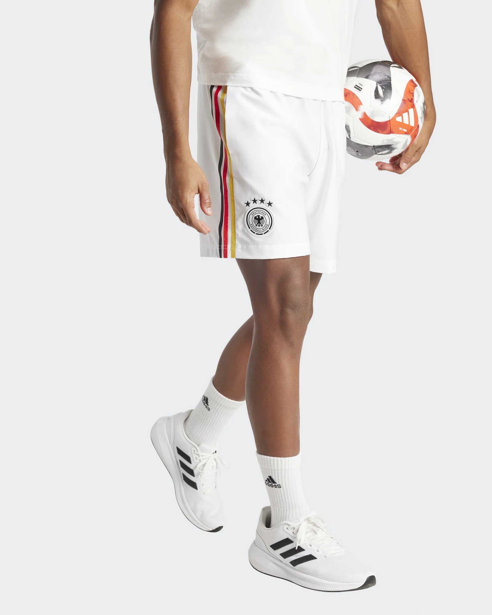  Germania DFB Adidas Pantaloncini Shorts DNA Bianco EURO 2024