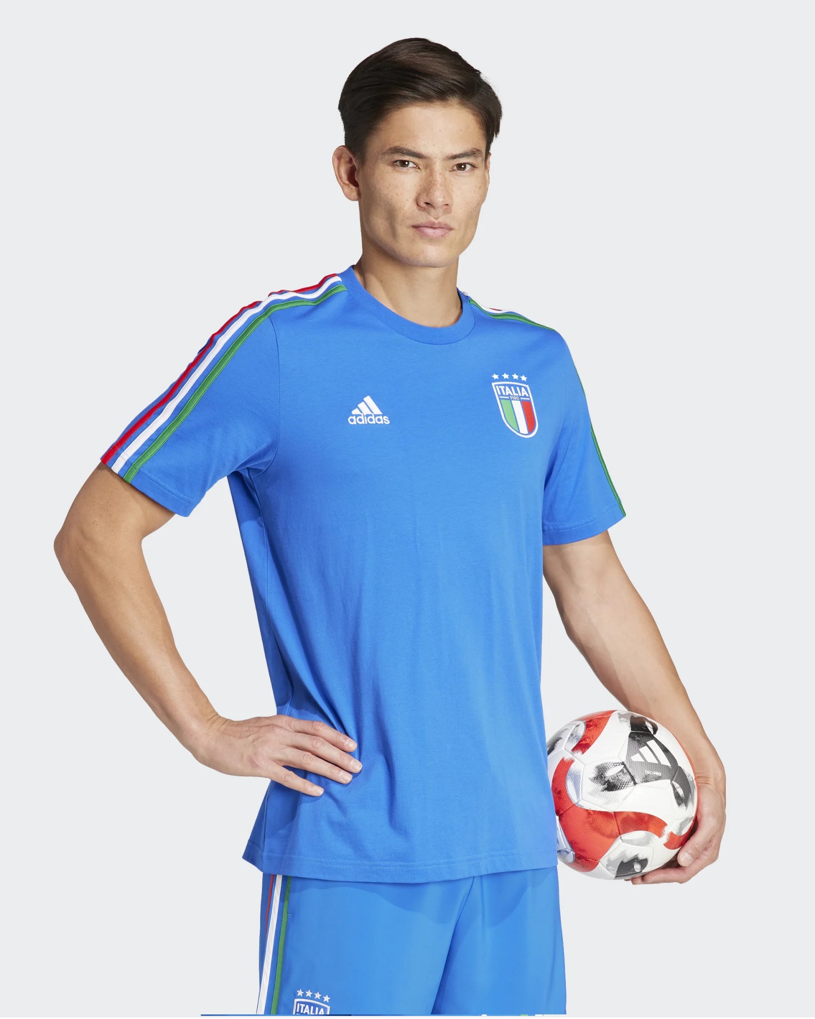  Italia Italy FIGC Adidas T-shirt maglia maglietta DNA UOMO Azzurro Euro 2024