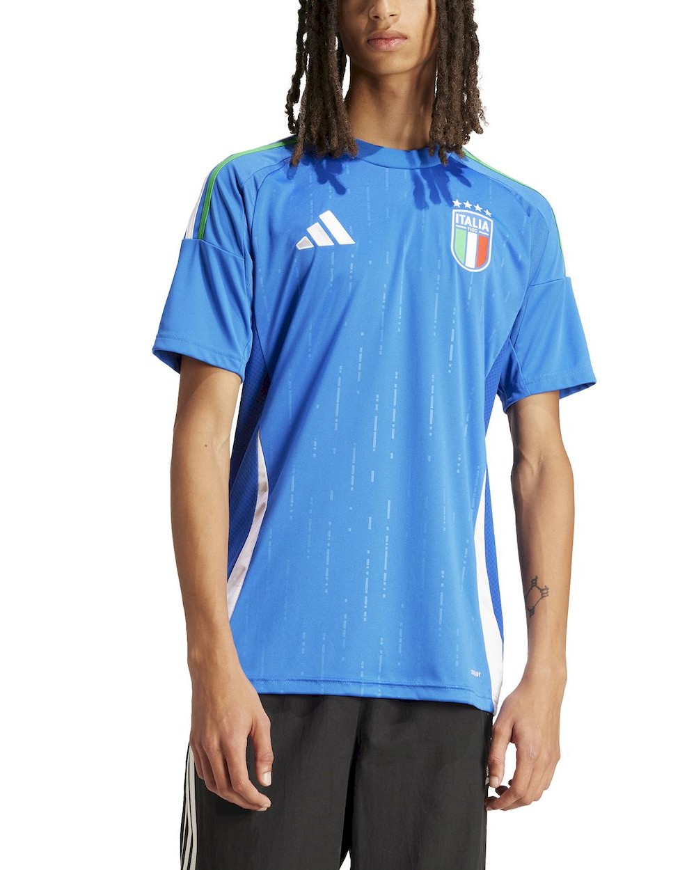  Italia Italy FIGC Adidas Maglia Calcio Azzurro Home Euro 2024