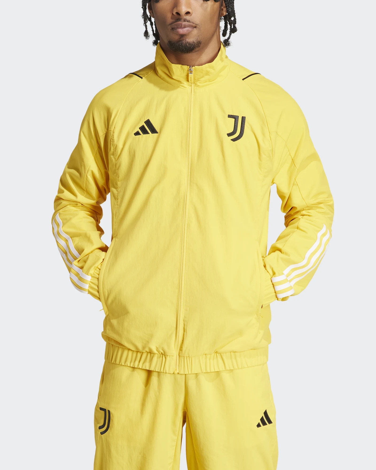  Juventus Adidas Giacca tuta rappresentanza Presentation UOMO Giallo 2024