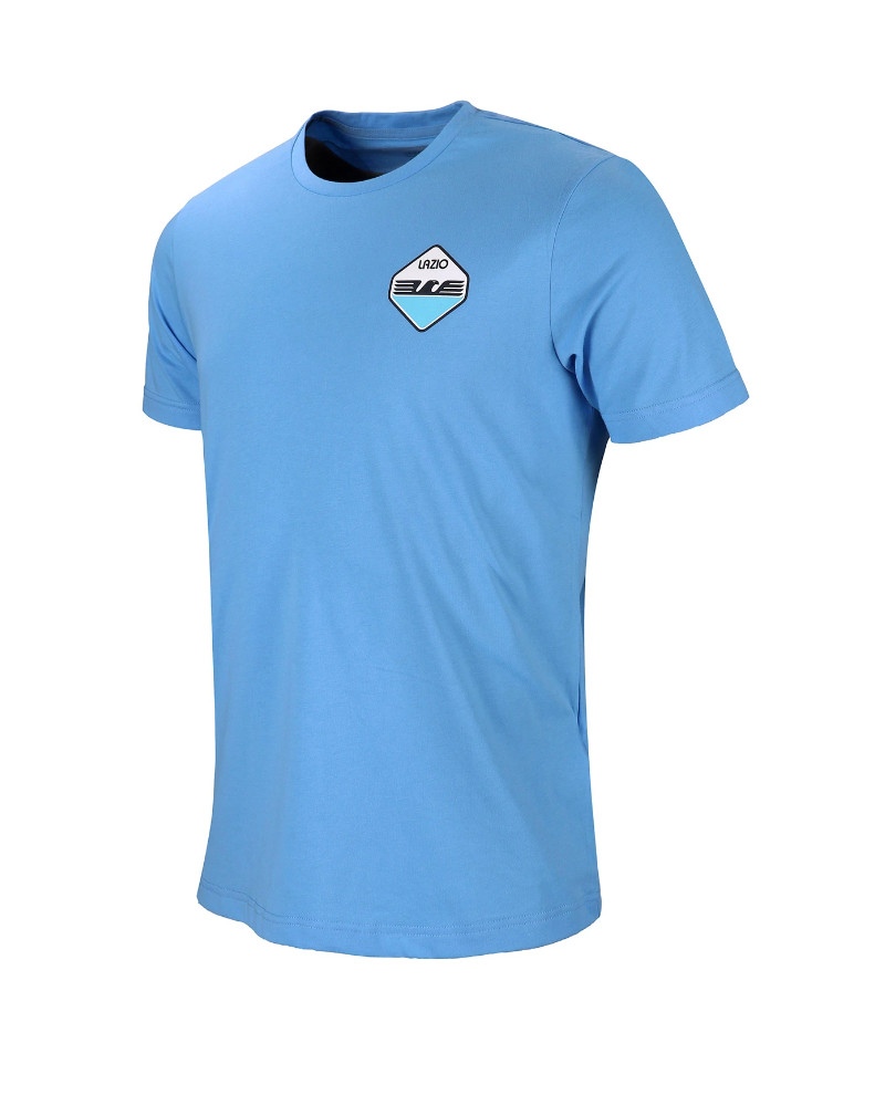  SS Lazio Mizuno T-shirt maglia maglietta Celeste Cotone FanWear 2023 24