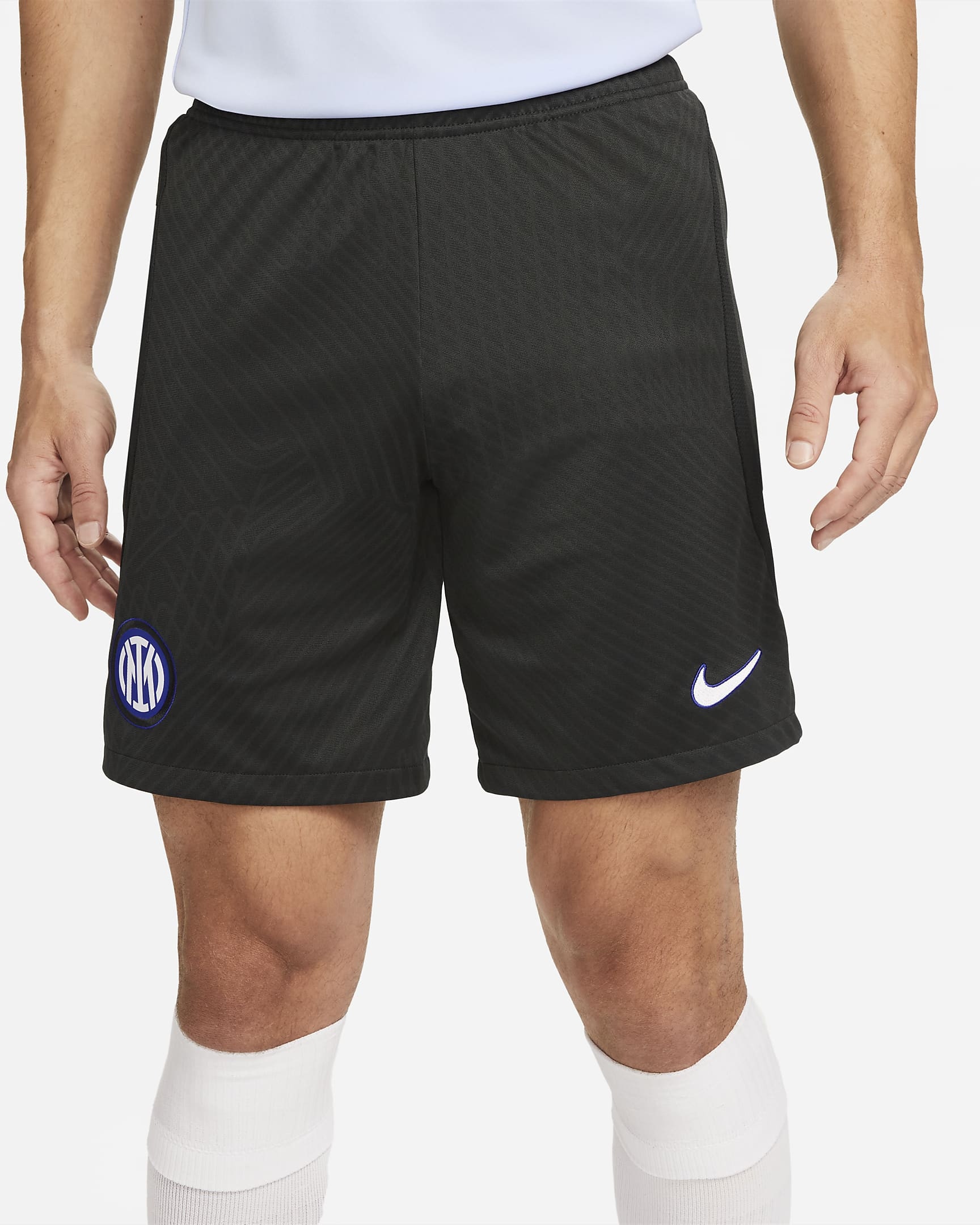  Inter fc Nike Pantaloncini Shorts UOMO Nero 2023 24 Dry Strike Training