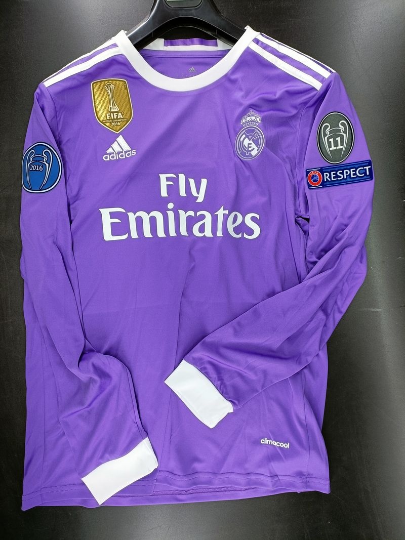 real madrid jersey 2017 long sleeve