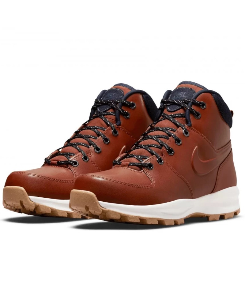  Scarpe Sneakers scarponcini UOMO Nike Marrone Stivale Manoa Leather