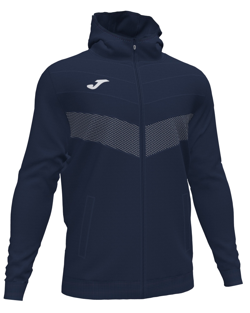  Joma Berna 2 Giacca Sportiva Light jacket Uomo con TASCHE a ZIP Cappuccio -Blu - 331