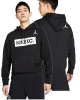 Nike FC JORDAN Men\'s Black Cotton Pullover Hoodie