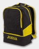 Joma ESTADIO III backpack Unisex shoe holder Black Yellow