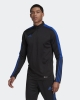 Trainings-Sweatshirt Adidas TIRO Training Top halber Reißverschluss AEROREADY Man Schwarz Blau