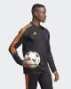 Trainings-Sweatshirt Adidas TIRO 23 CLUB Training Oberteil mit halbem Reißverschluss AEROREADY Man Schwarz Orange