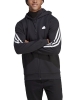 Adidas FUTURE ICONS 3-STRIPES FULL-ZIP Men&#39;s Hooded Sweatshirt Sports Jacket Black