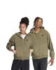 Suit jacket hoodie Adidas Hoodie Future Icons 3-Stripes UNISEX Olive green polyester