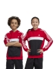 Pullover Hoodie Addias Essentials 3-Stripes Tiberio Children Cotton fleece Red