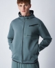 Full zip hooded sweatshirt sports jacket hoodie Champion AMERICAN TECH Men\'s Green