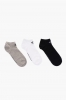 Converse PP BASIC LOW socks 3 pairs Sportswear lifestyle White Black Grey