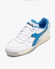 Sports shoes sneakers Diadora WINNER T2 Leather Men&#39;s White Blue