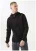 Sport Jacket Joma SOFTSHELL HOODIE BASEL Full zip hood man black polyester