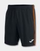 Shorts Joma PADEL TENNIS OPEN III BERMUDA with pockets polyester man Black Orange