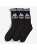 Socks KAPPA AUTHENTIC ASTER 3PACK HALF LEG SOCKS pack of 3 pairs Black Unisex