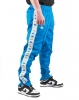 Suit pants KAPPA 222 BANDA RASTORIAI SLIM polyester with pockets Sport Street man G Blue Smurf-White-Gre