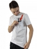  T-shirt maglia maglietta UOMO Kappa Banda 222 Bianco Bredy Birra Cotone