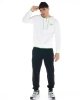 Tracksuit LEONE 1947 Sporty Fluo Hood Brushed Cotton french terry Man OPT.WHITE-BLACK