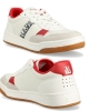 Sport Shoes Sneakers Napapijri Courtis Man White Red Leather Suede
