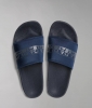 Napapijri Stream unisex Blue rubber beach slippers
